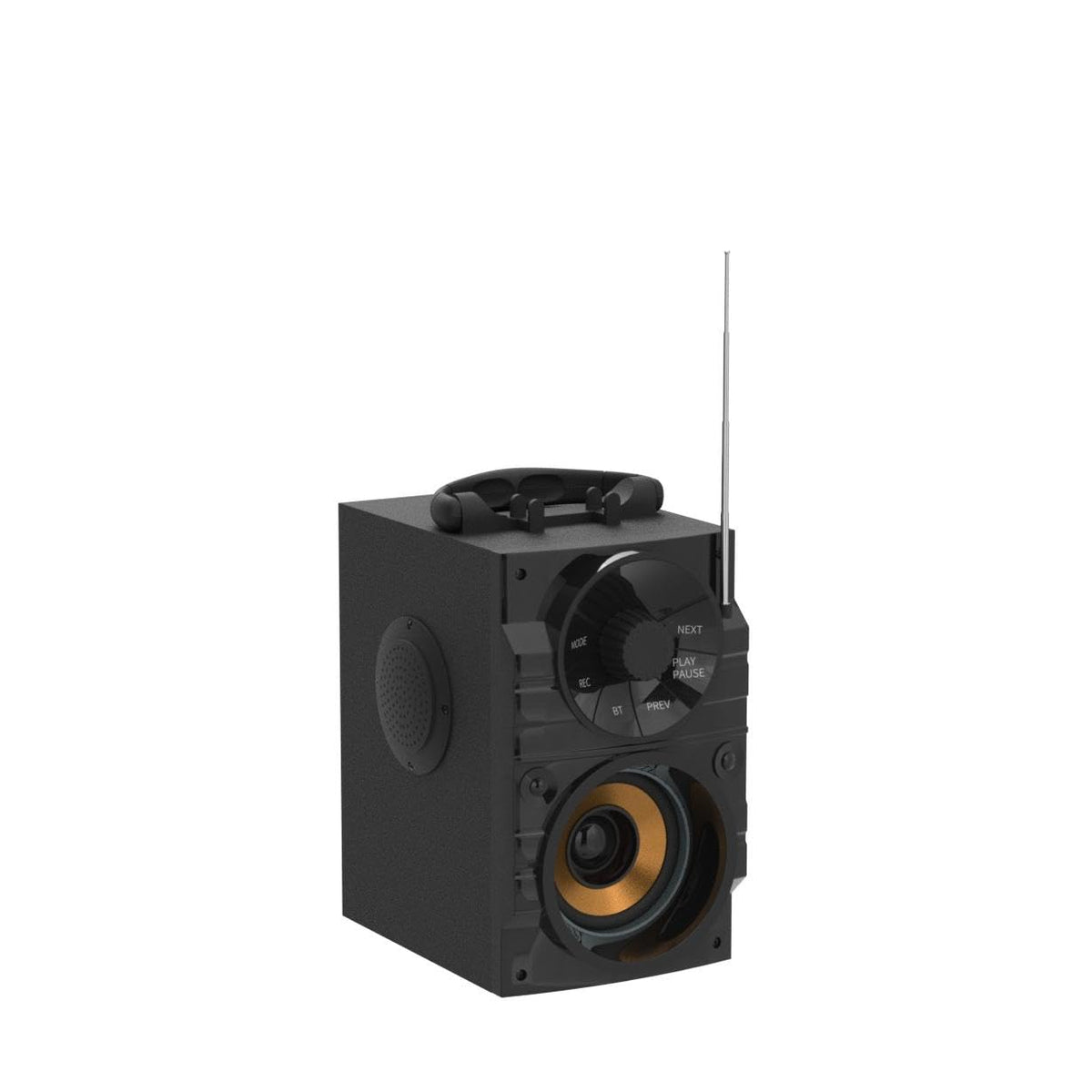 Portable Big Bluetooth Speakers with Light, Wireless with Subwoofer, FM Radio, LED Lights, EQ, Booming Bass, Bluetooth 4.2 Stereo Loud Outdoor/Indoor Retro, for Home, Camping, Travel, Black Y564