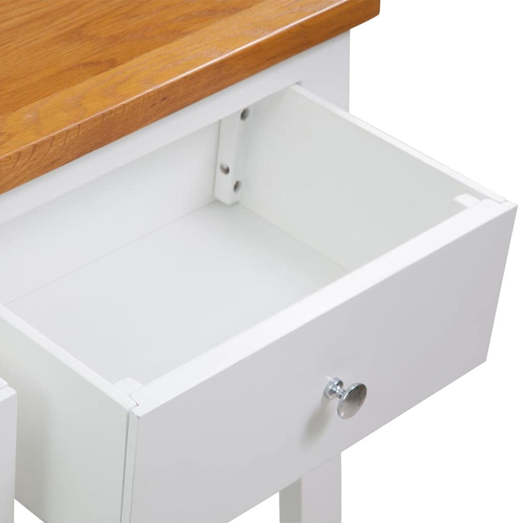 Solid Oak Wood Console Table I6981