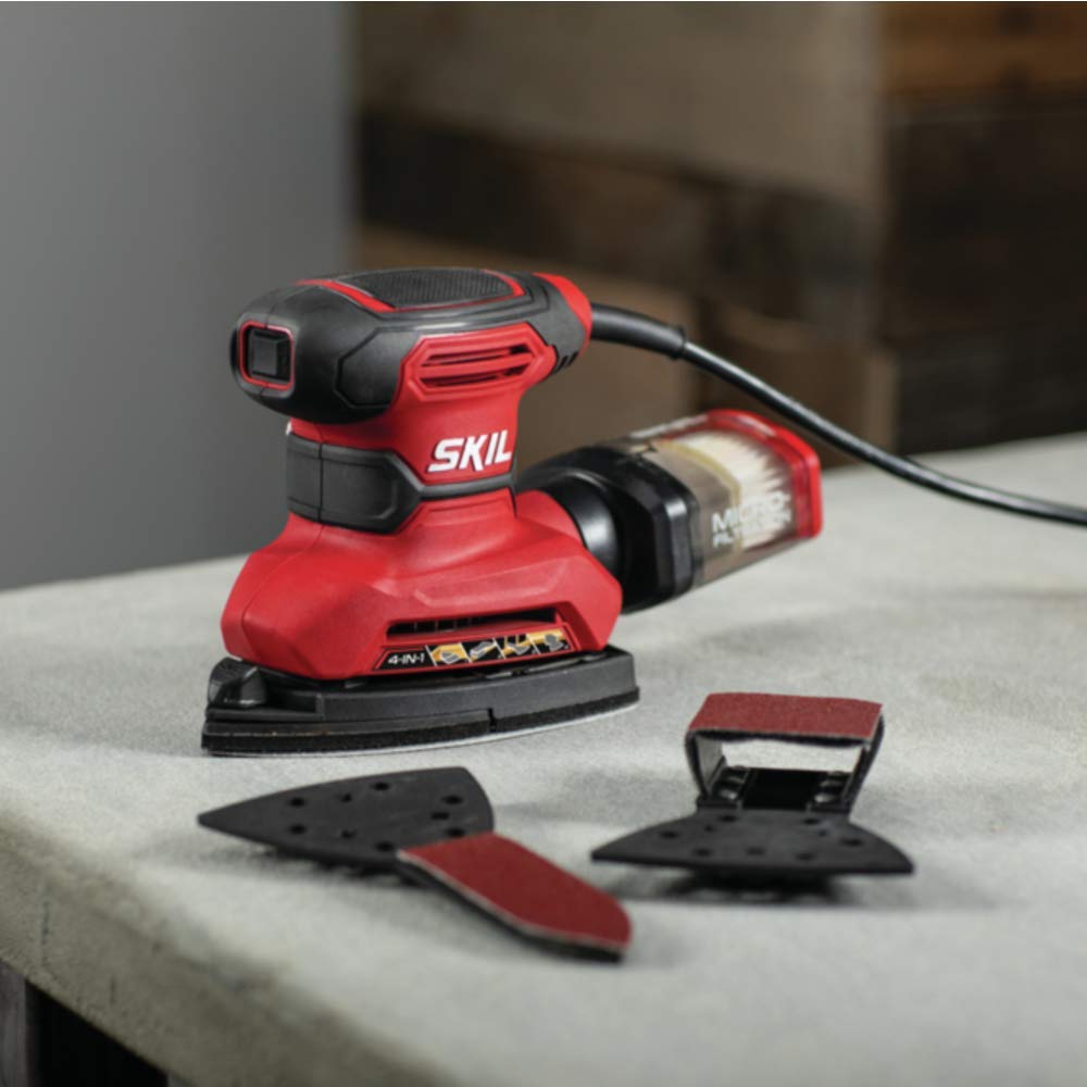Corded Multi-Function Detail Sander with 12pc Sanding Sheet O111