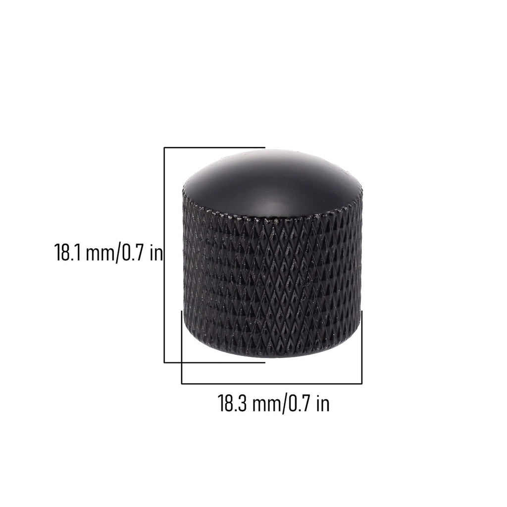 Black Metal Guitar Knobs T726