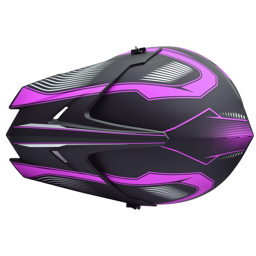 Adult Off-Road ATV Motocross Helmets with Goggles Gloves C369