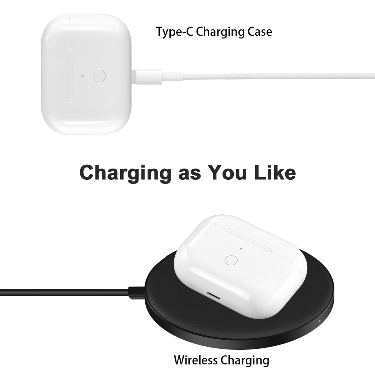 Wireless Charging Case with USB-C Charging M21759