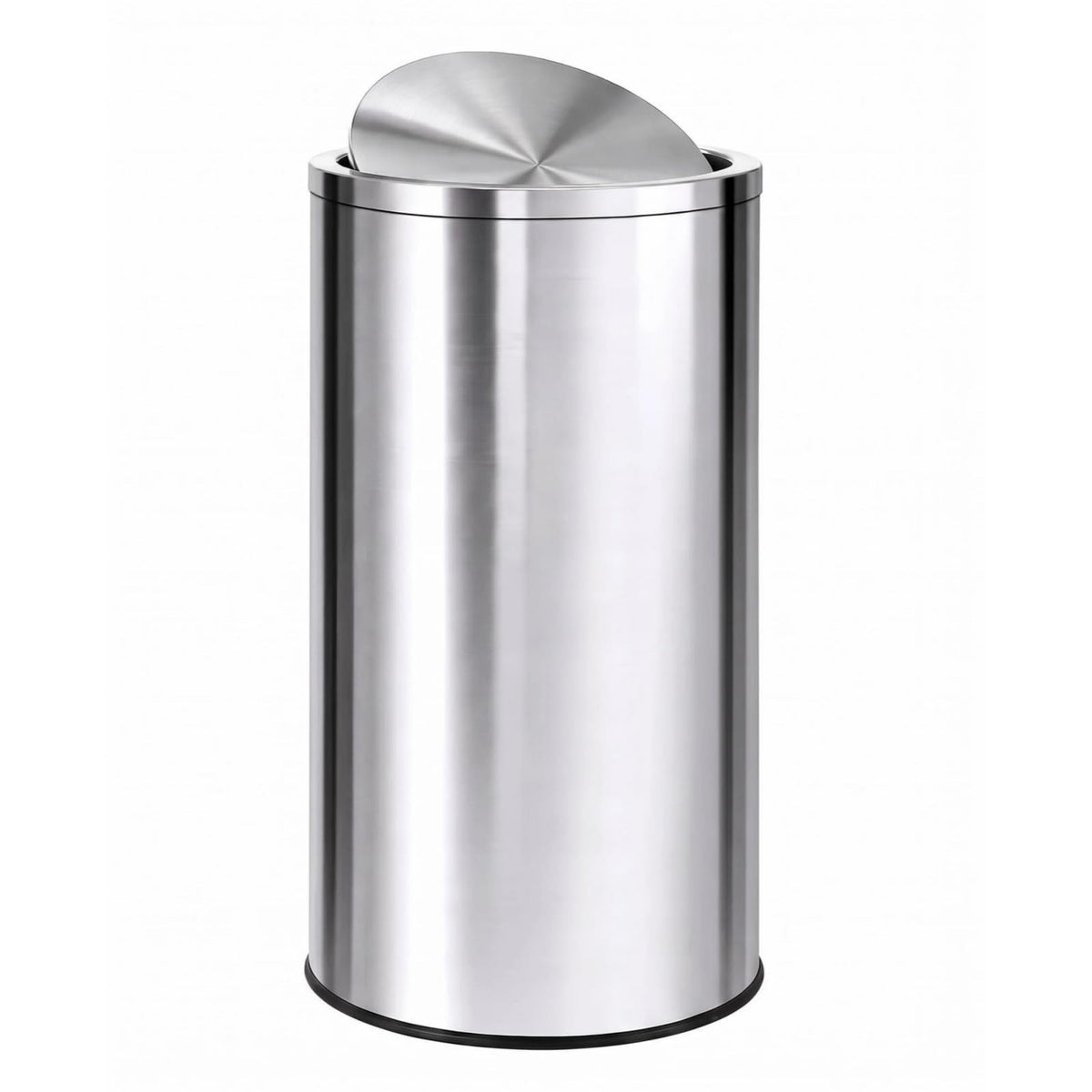 13.2 gal Stainless Steel Swing Top Trash Can B470