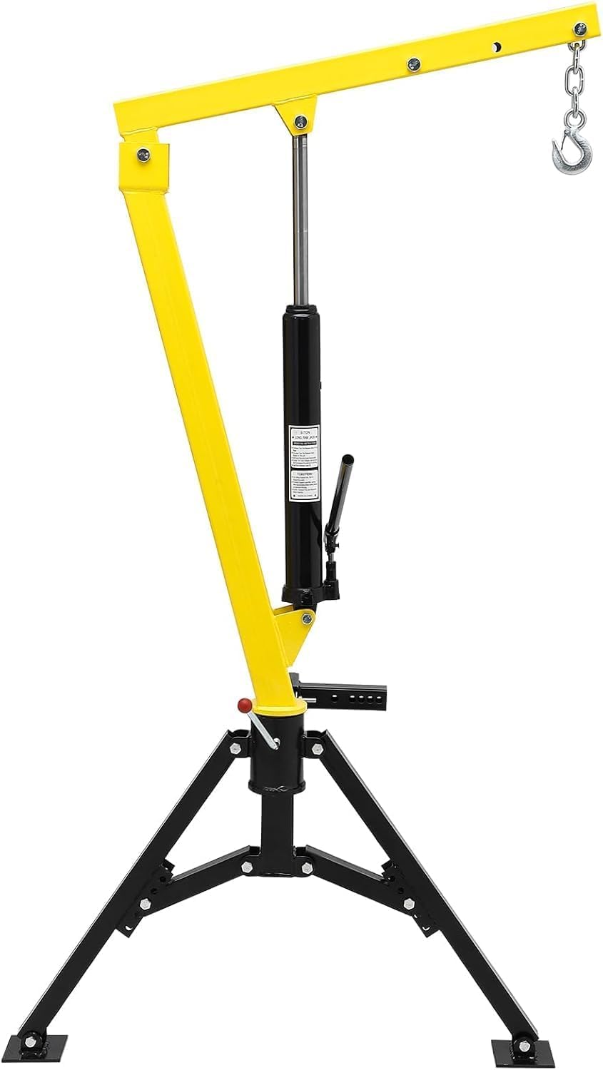 Hydraulic Pickup Crane, 1000 Lbs Lifting Capacity, 360° Swivel H556147