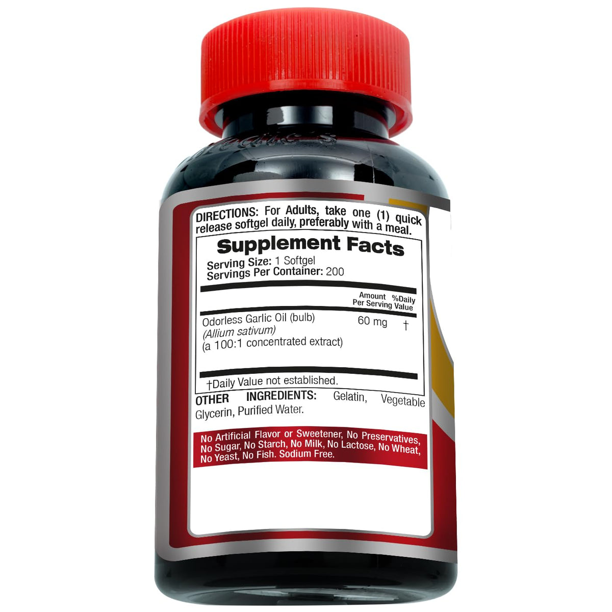 Garlic Supplements 200 Softgels A395