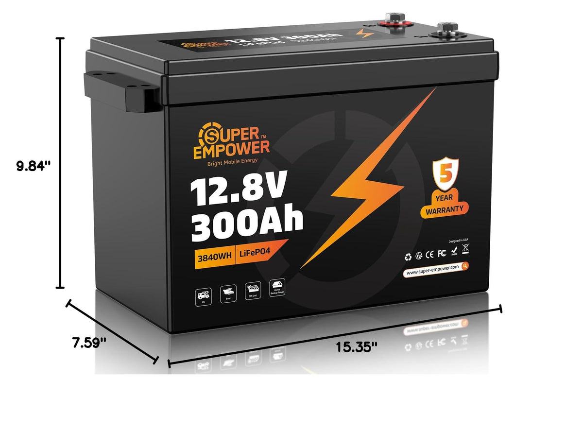 12V 300Ah LiFePO4 Lithium Battery X907