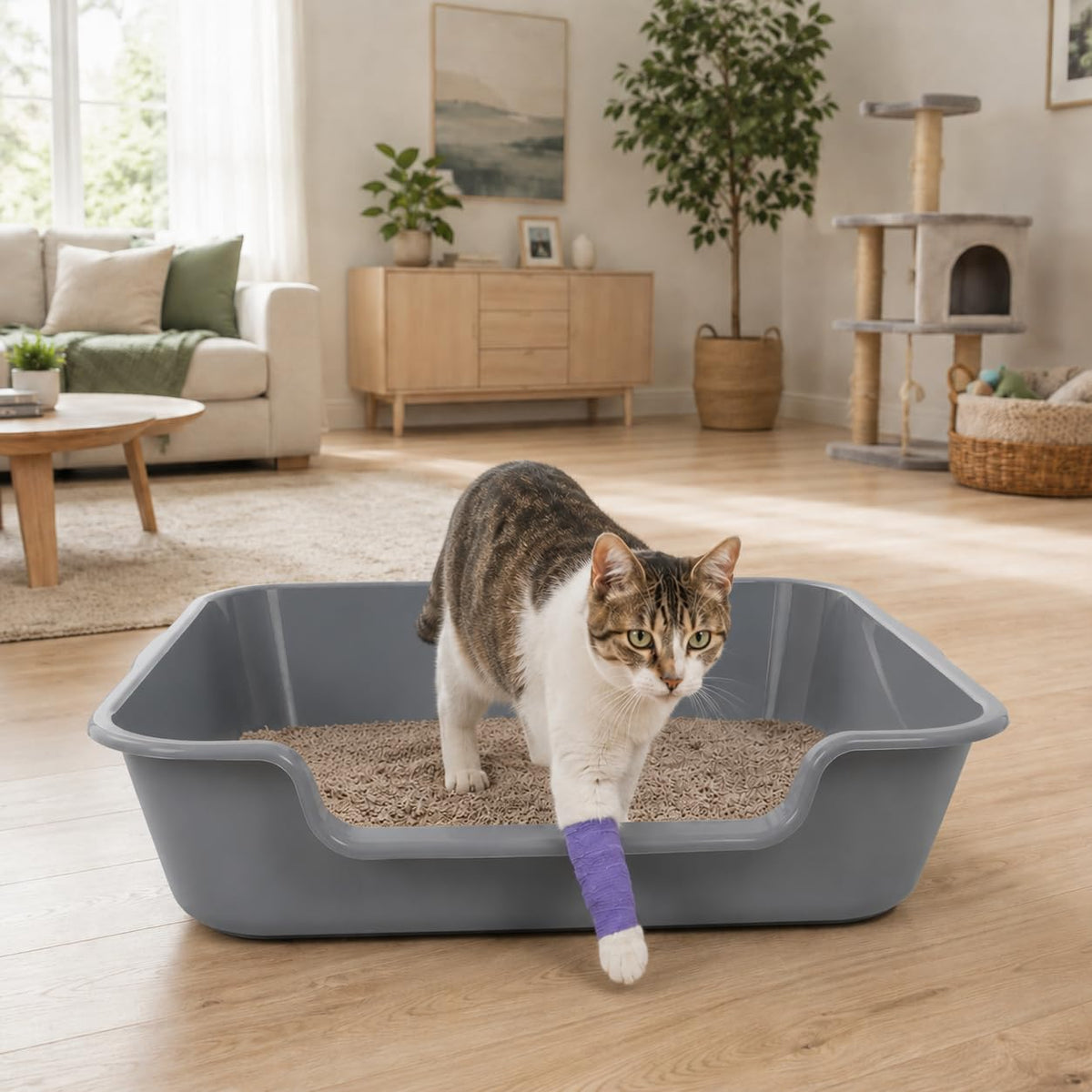 Extra Large Low Entry Cat Litter Box S54427