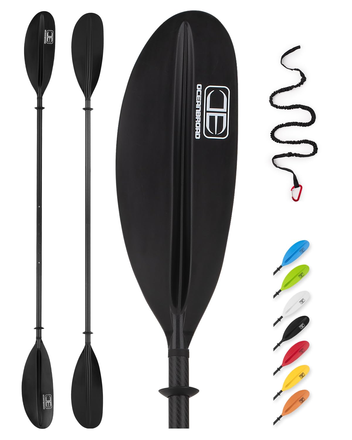 Adjustable Carbon Fiber Kayak Paddle J726442