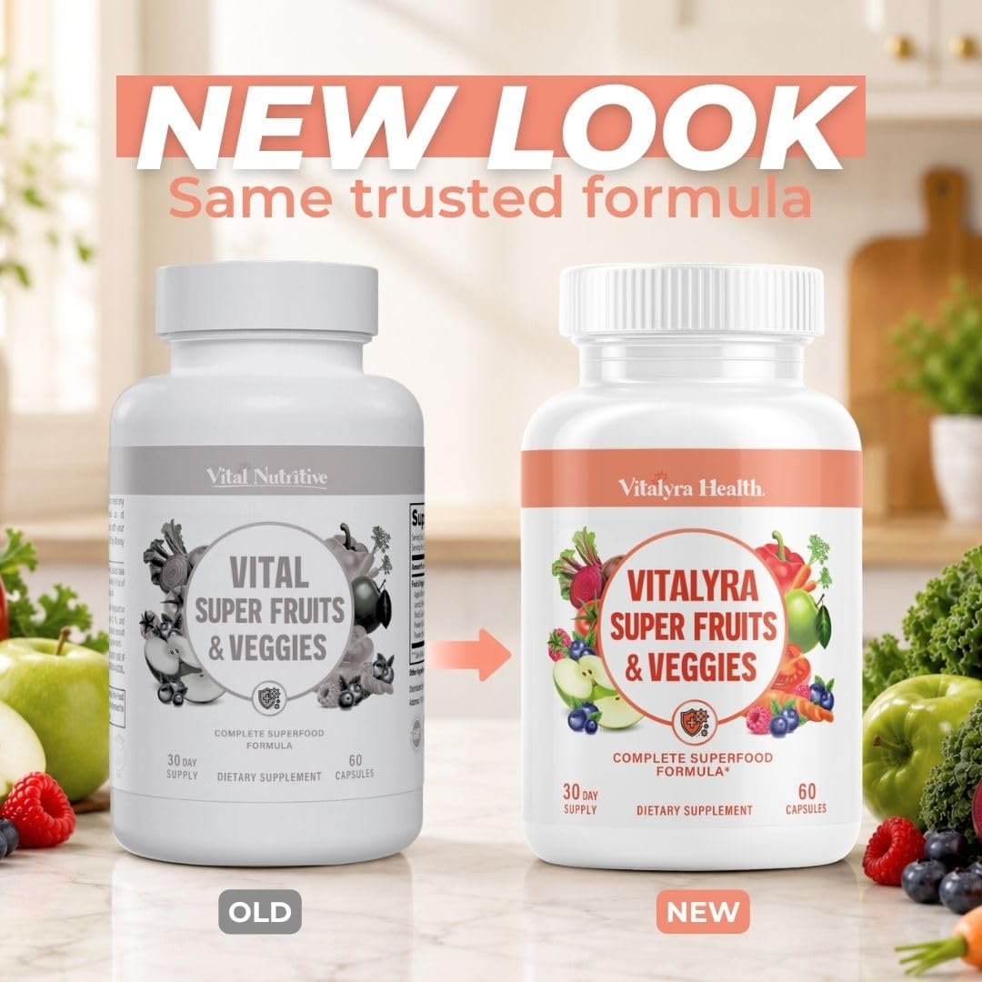 Fruits & Veggies Supplement Vegetable Capsules Q1648