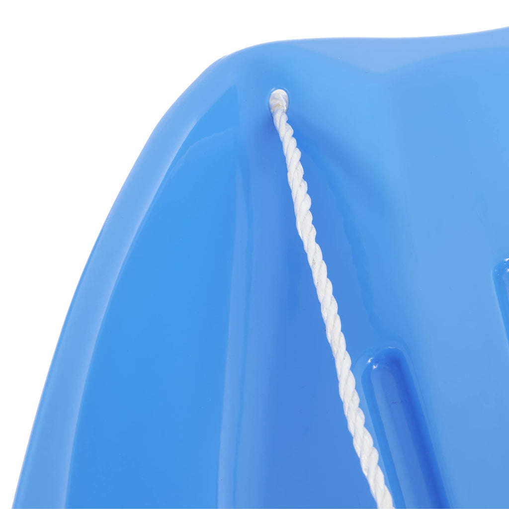 Plastic Toboggan Snow Sled with Pull Rope, 2 Pack H31877