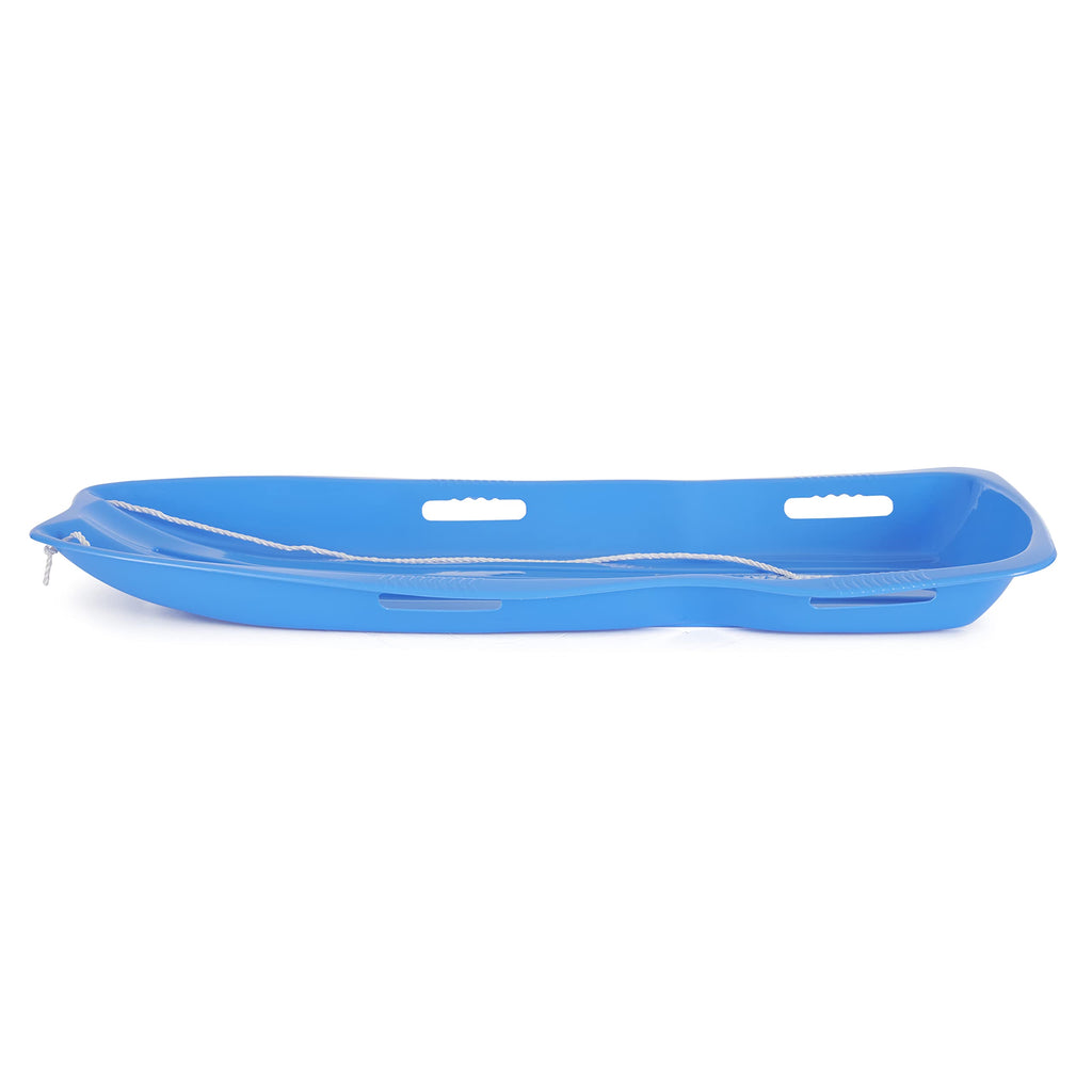 Plastic Toboggan Snow Sled with Pull Rope, 2 Pack H31877