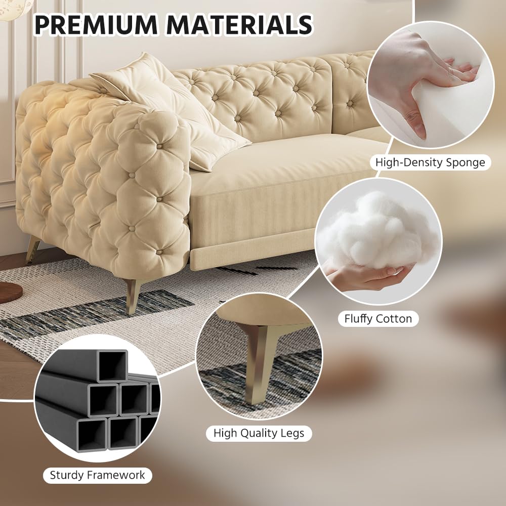 King Size Velvet Sleeper Sofa Bed Y703