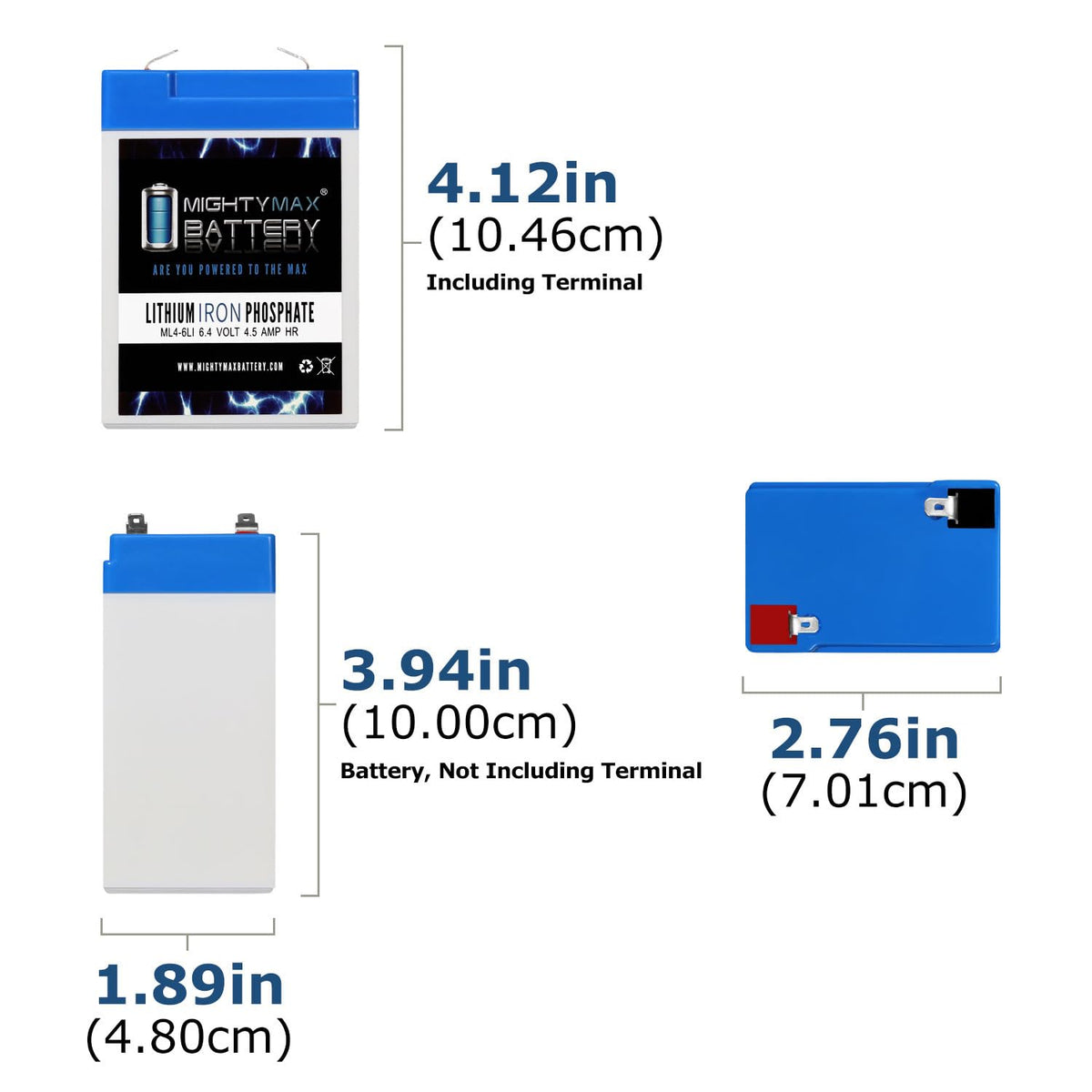 6V 4.5AH Lithium Replacement Battery V994