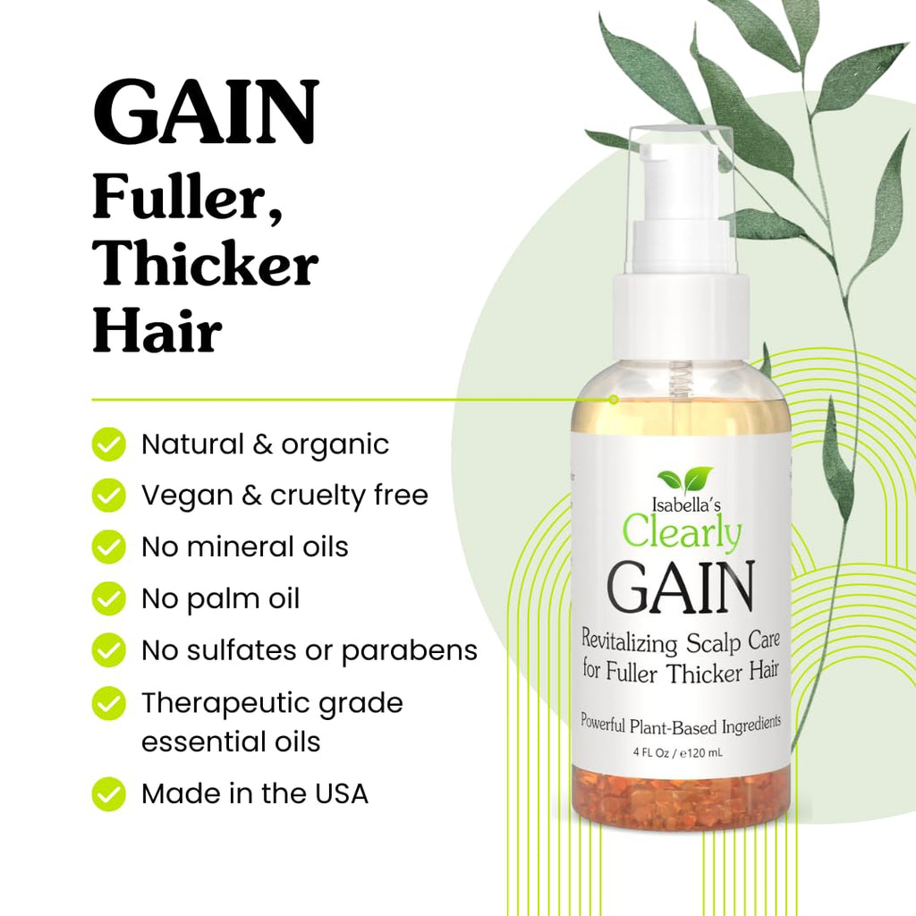 Rosemary Peppermint Castor Oil Hair and Scalp Serum 4 Fl Oz O576