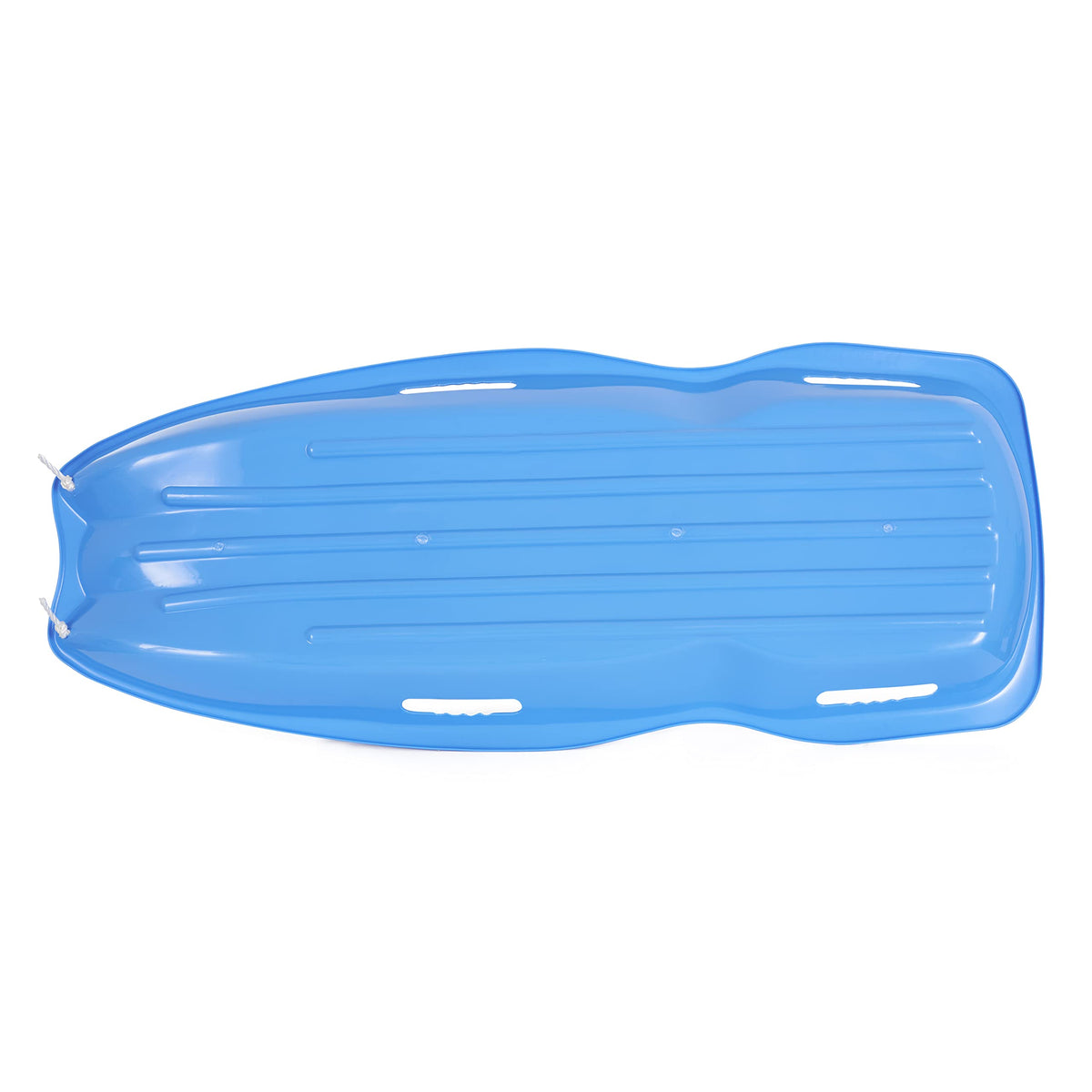 Plastic Toboggan Snow Sled with Pull Rope, 2 Pack H31877