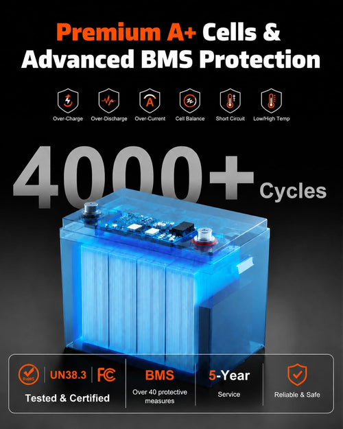 12V 300Ah LiFePO4 Lithium Battery X907