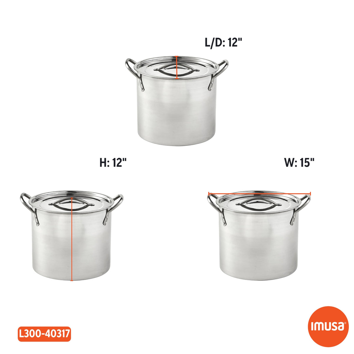 Stainless Steel 20-Quart Stock Pot G11719