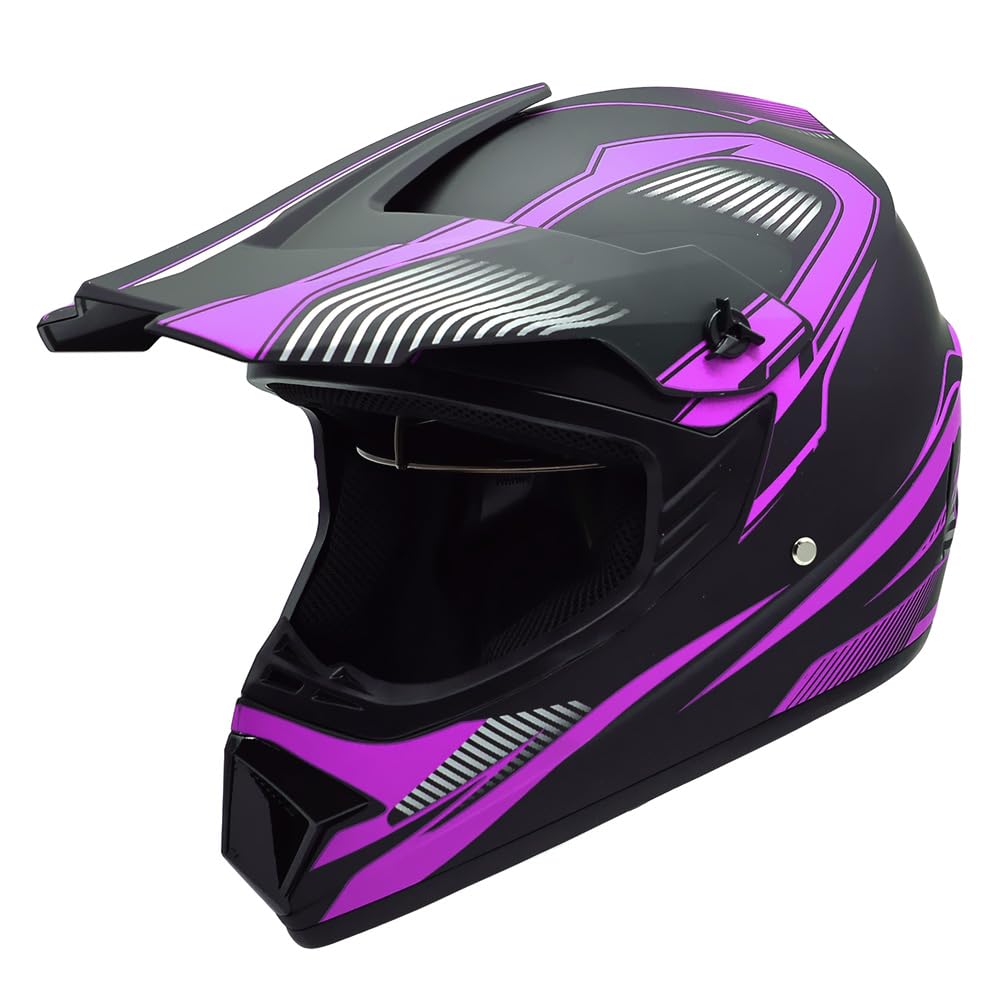 Adult Off-Road ATV Motocross Helmets with Goggles Gloves C369