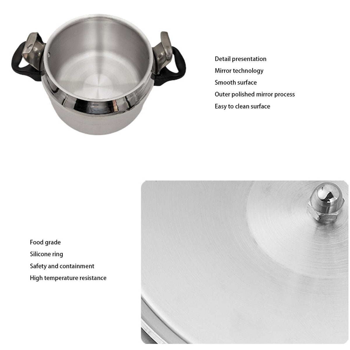 3L Stainless Steel Pressure Canner O19694