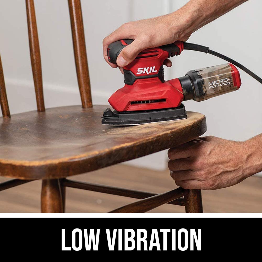 Corded Multi-Function Detail Sander with 12pc Sanding Sheet O111
