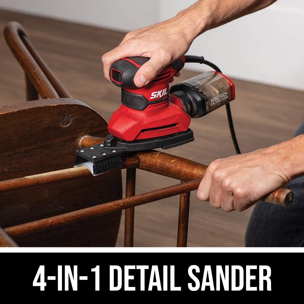Corded Multi-Function Detail Sander with 12pc Sanding Sheet O111
