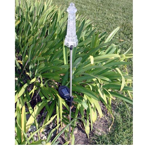 Solar Powered Lighthouse Garden Stake Color Changing Light 12 PCS T103