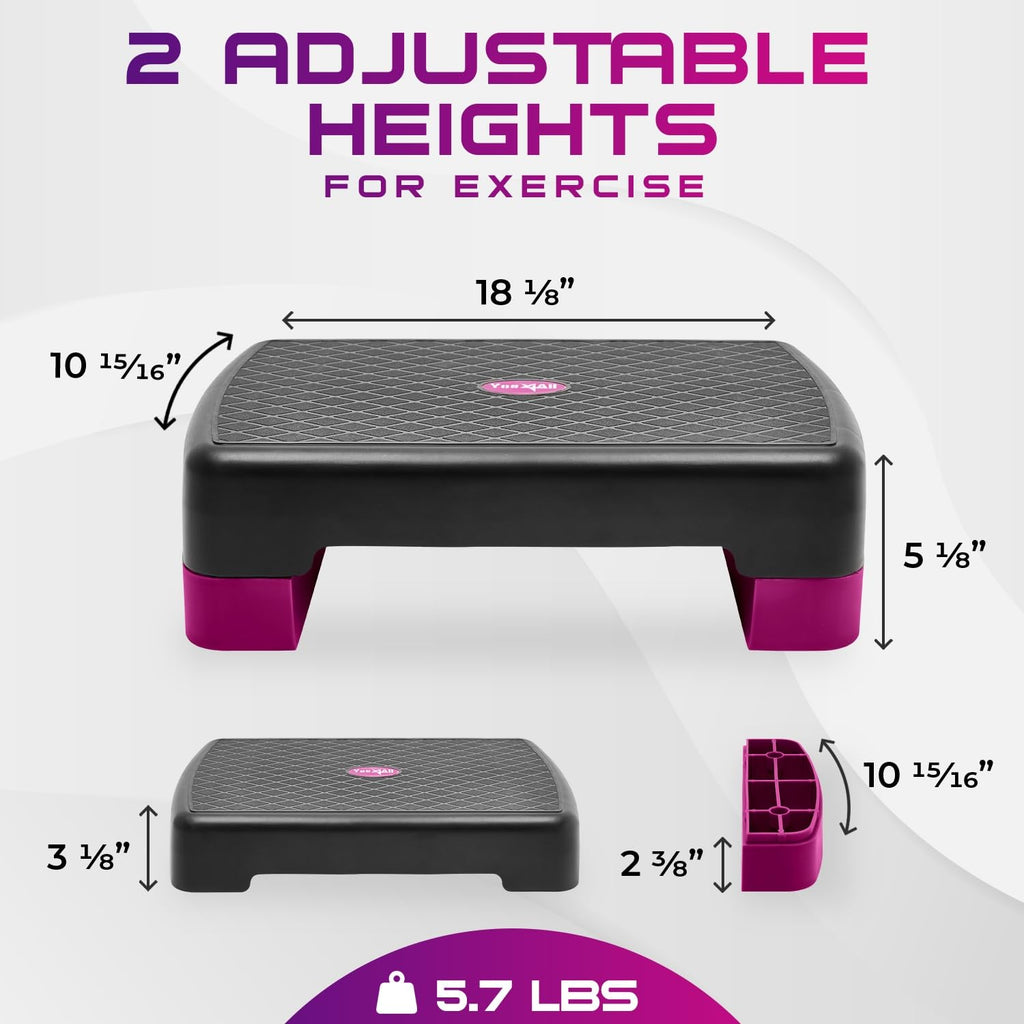Aerobic Step Platform with Risers K329