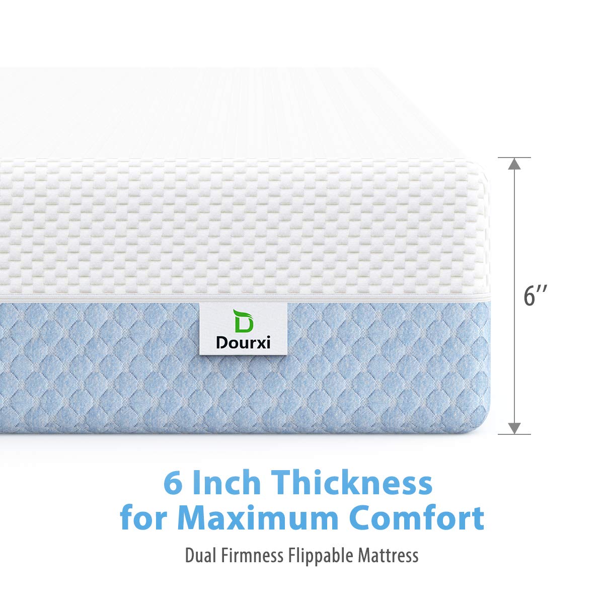 Dual Sided Gel Memory Foam Crib Mattress W282601