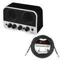 Bluetooth Combo Guitar Amplifier and 15 feet 1/4 Inch Black Instrument Cable X98821
