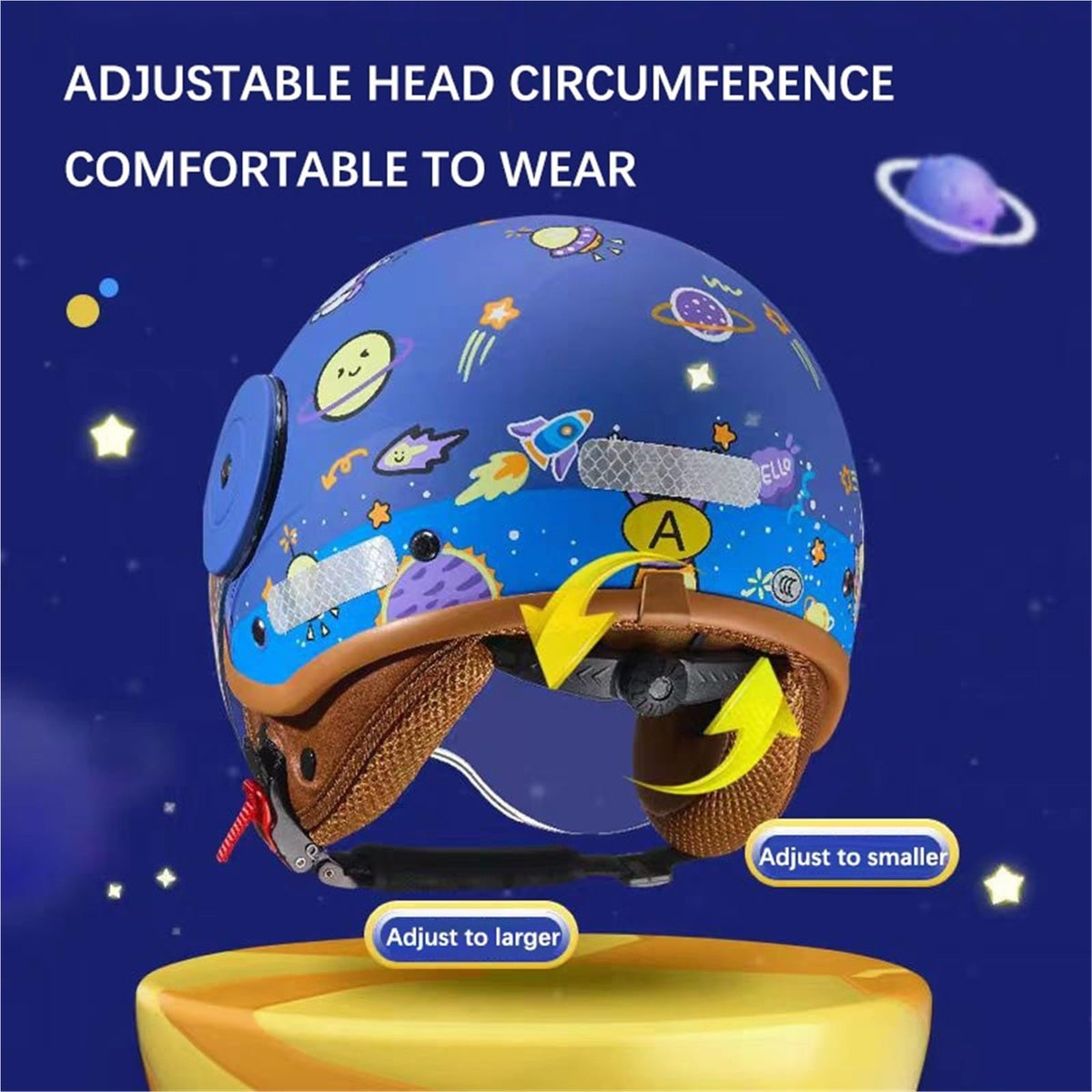 DOT Approved Kids 3/4 Motorcycle Half Helmet X59562