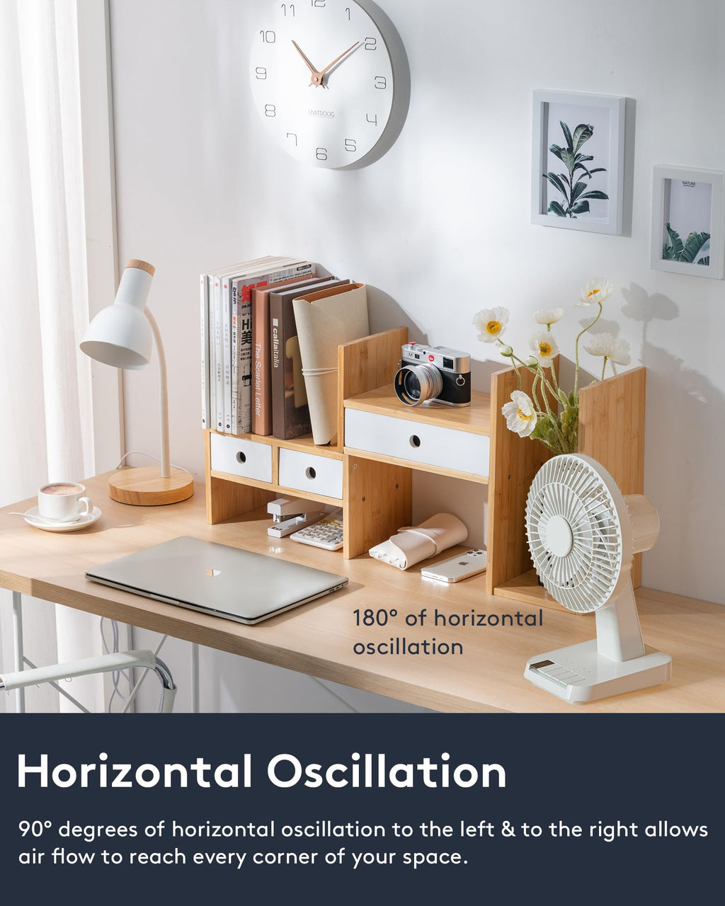 Small Oscillating Desk Fan T4892