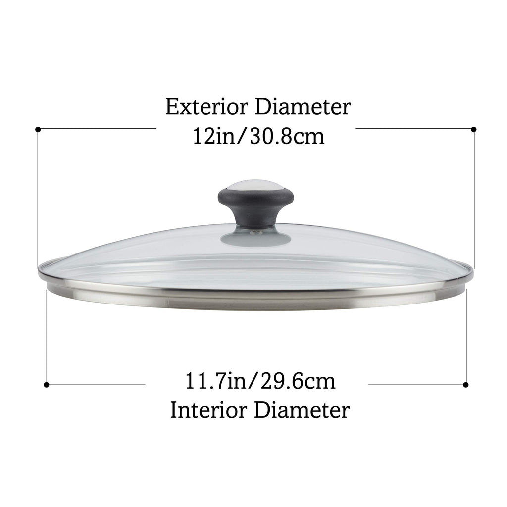 Glass Replacement Lid for Pots and Saucepans, 12 Inch H22465