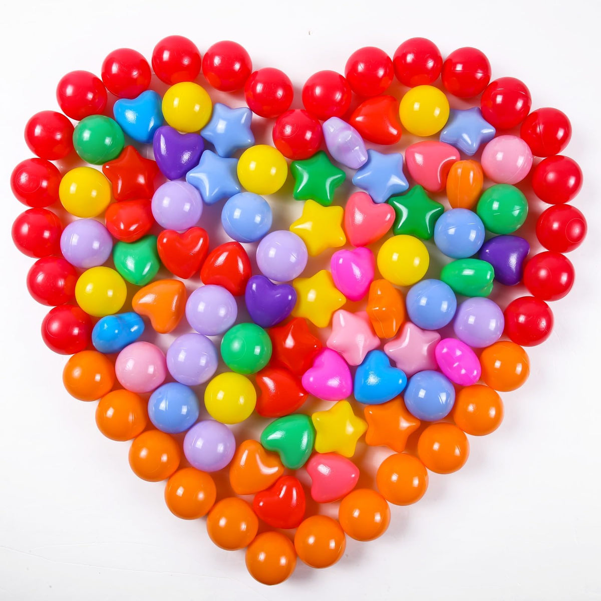 Pack of 100 200 500 BPA Free Non-Toxic Crush Proof Play Balls U493