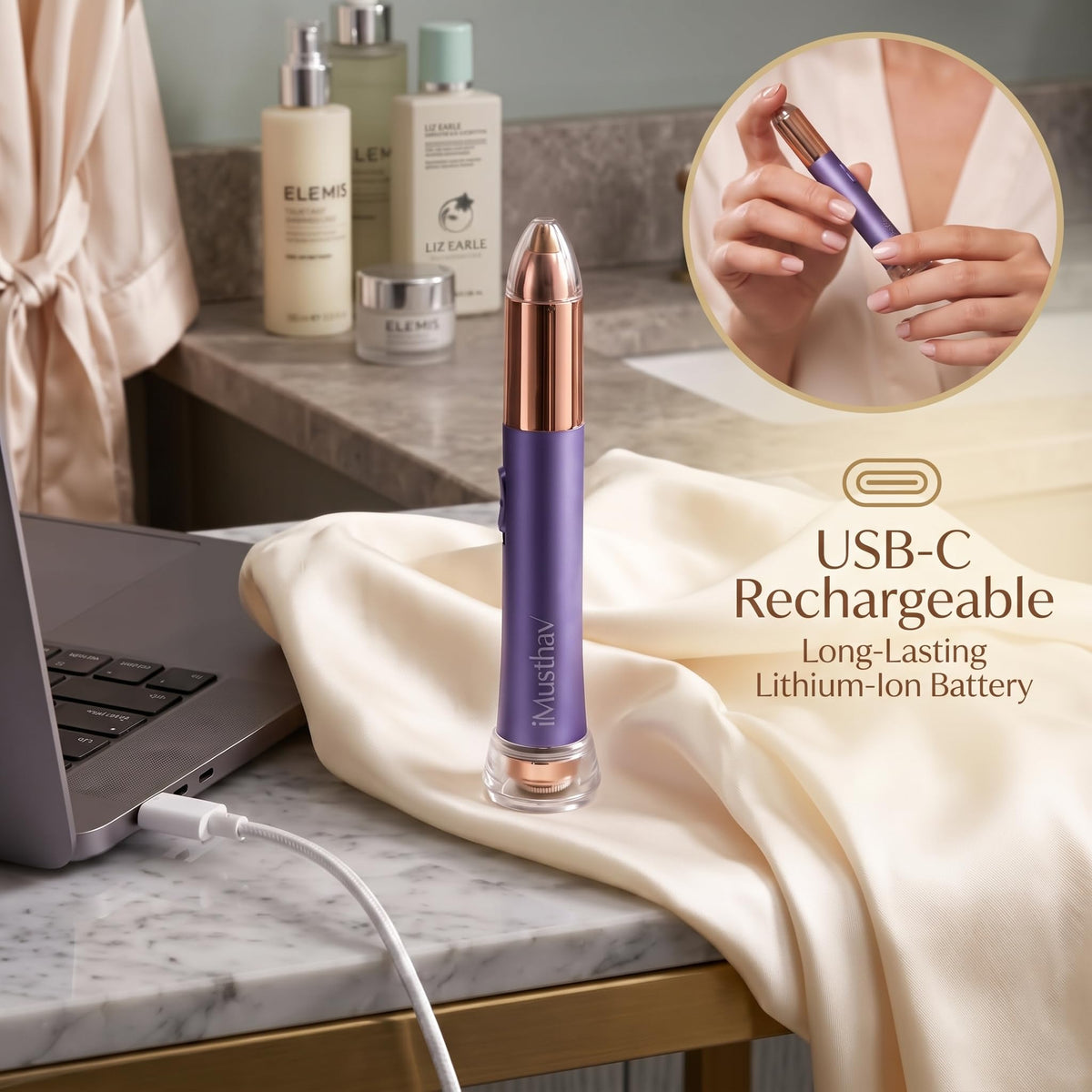 2-in-1 Facial Hair Remover & Eyebrow Trimmer G5829