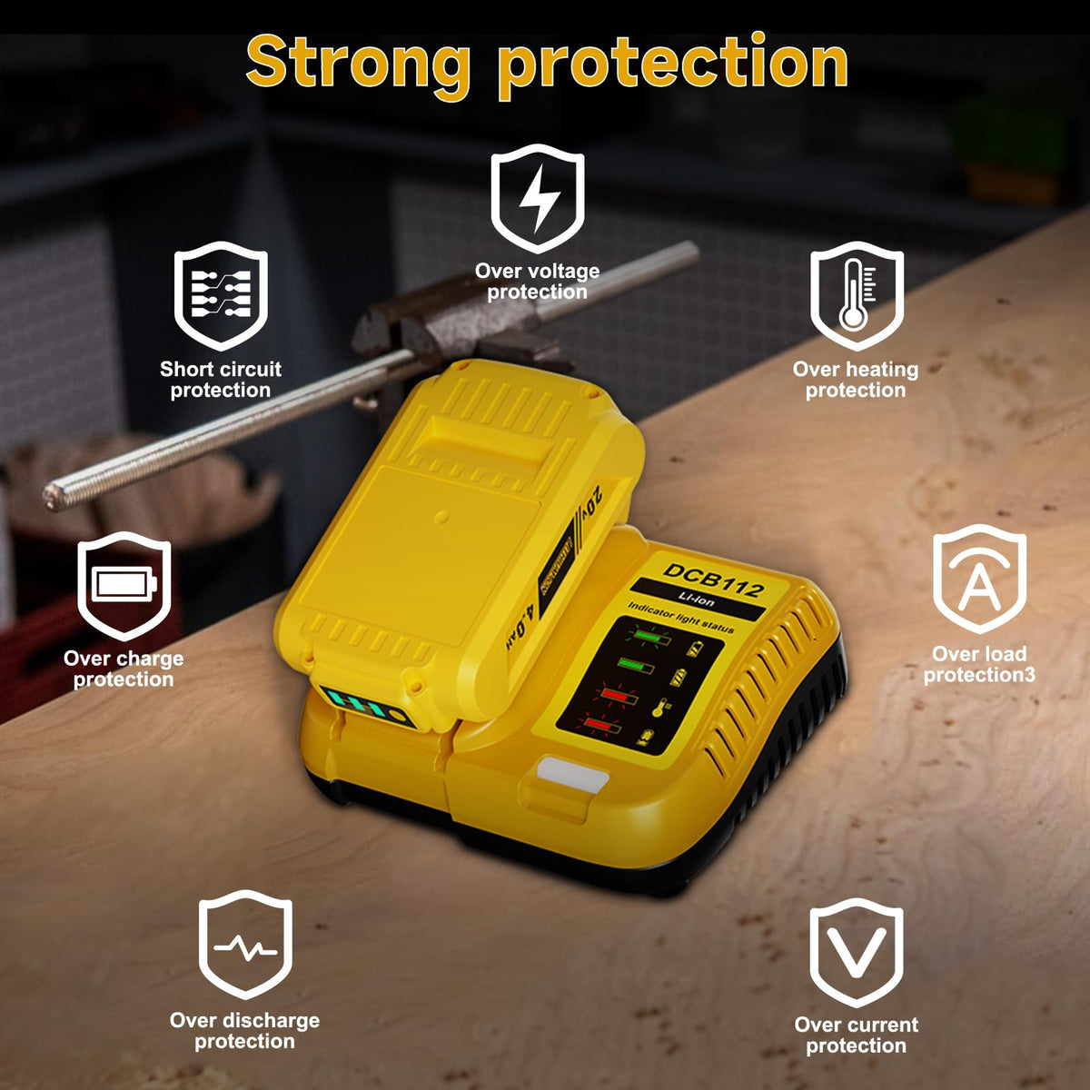 4.0Ah Lithium Battery and Charger M209