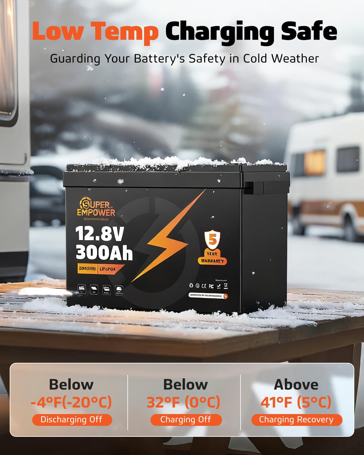 12V 300Ah LiFePO4 Lithium Battery X907