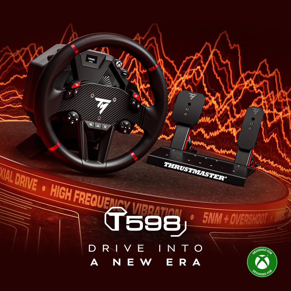 Racing Wheel with Pedals Set J6008