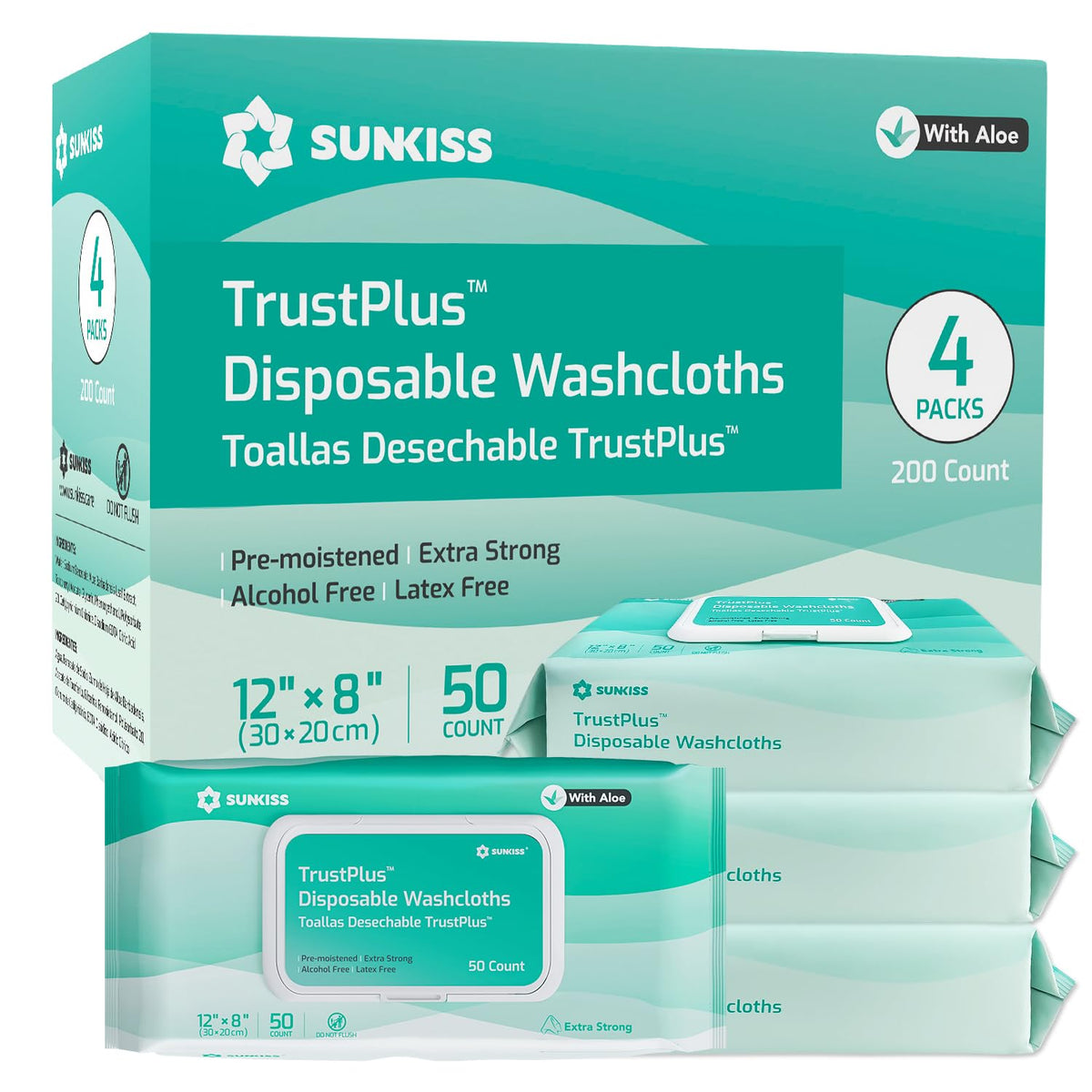Incontinence Disposable Underwear Small/Medium 16 Count & Wet Wipes 200 Count M197345