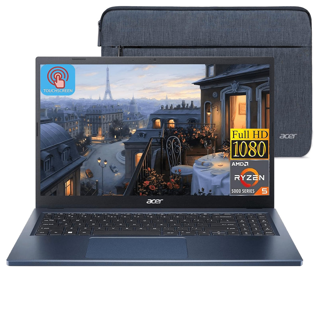 15.6" Touchscreen Laptop AMD Ryzen 5 8GB DDR5 512GB SSD Q721