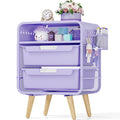 Kids Nightstand, Girls Bedside Table, Night Side Table, Purple K20764