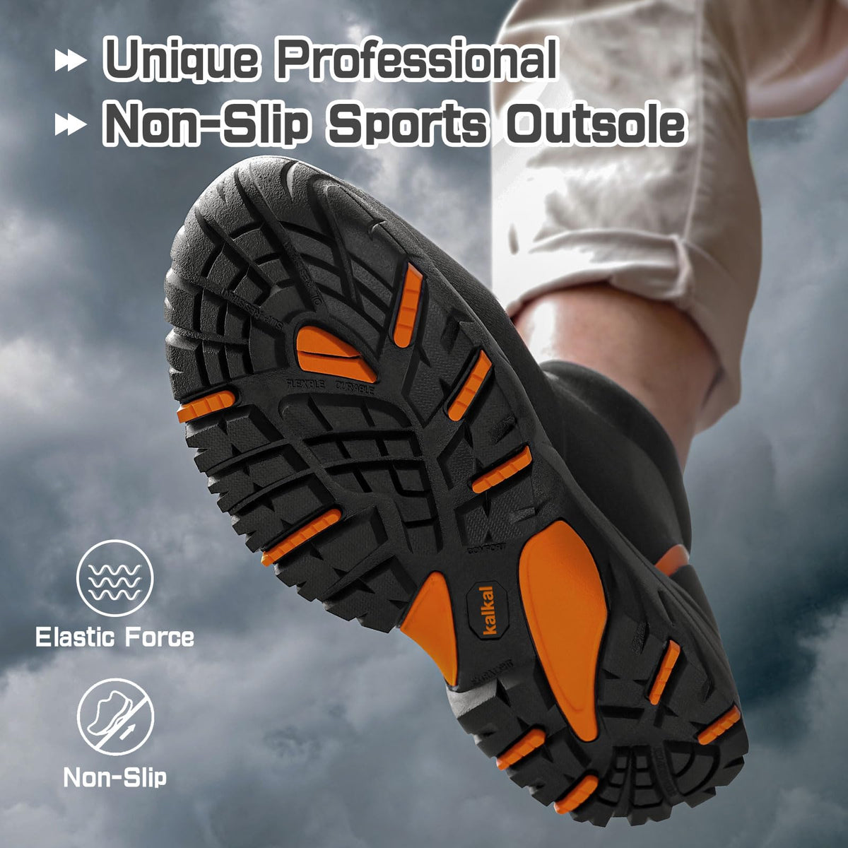 Men's Waterproof Insulated Rubber Ankle Boots W4055