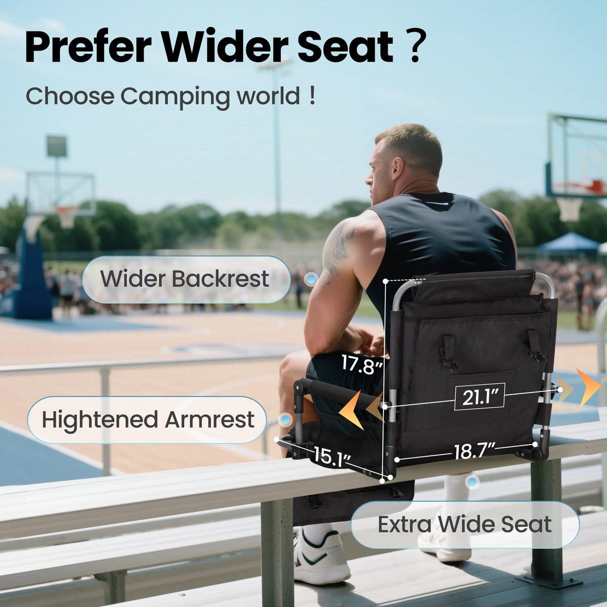 Stadium Seats with Back Support K43853