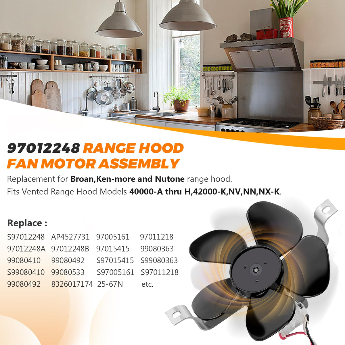 Range Hood Fan Motor Z1975