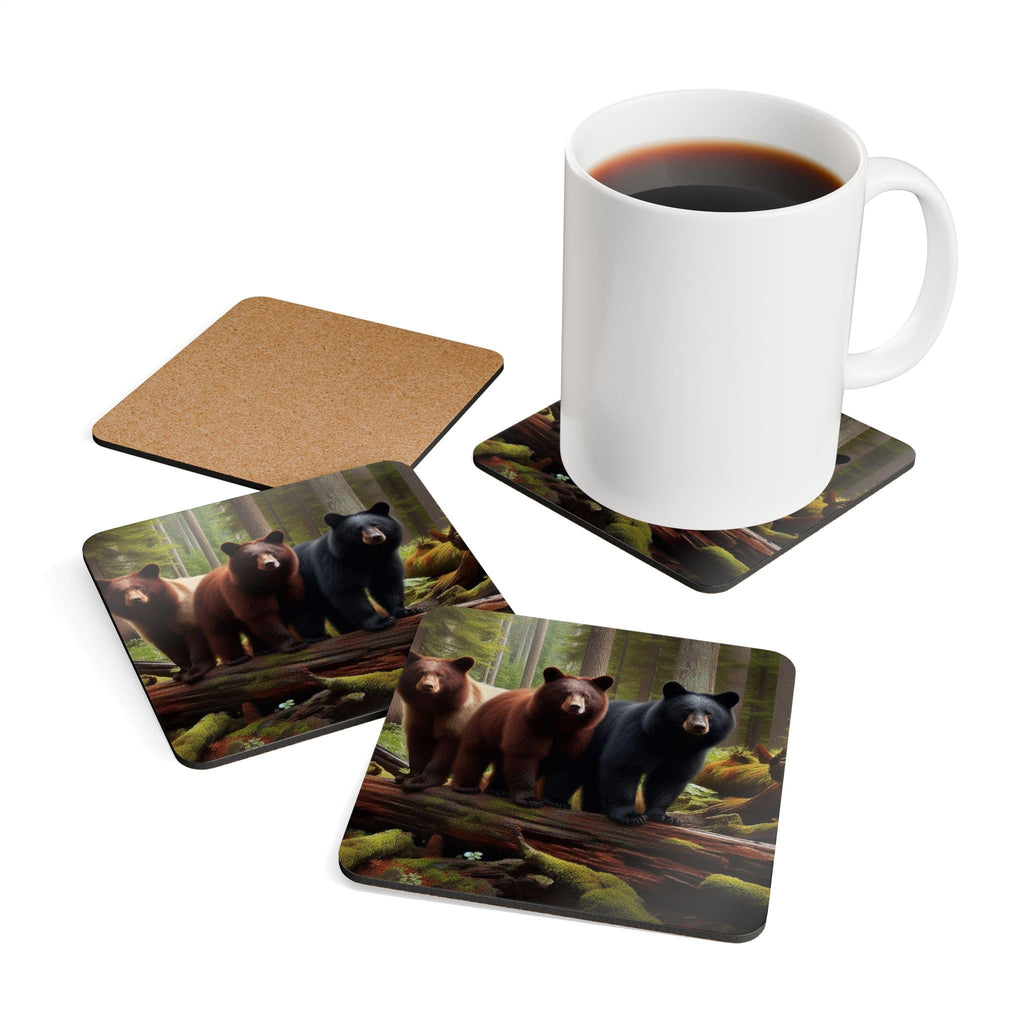 Black Bear Coasters Set of 4 E5611