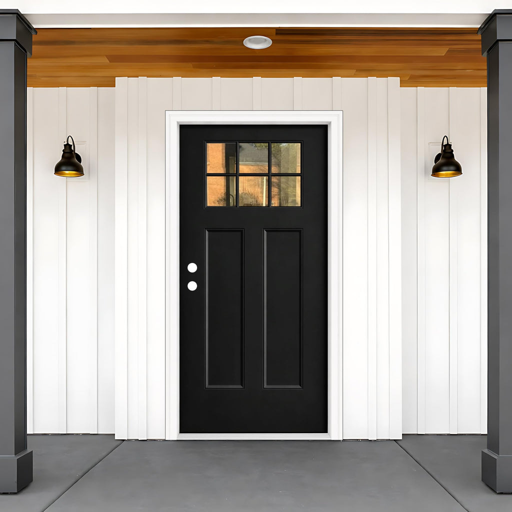 36 x 80 Black Fiberglass Entry Door A44701