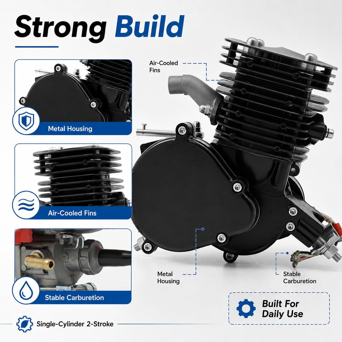 110cc 2-Stroke Bicycle Engine Kit S747