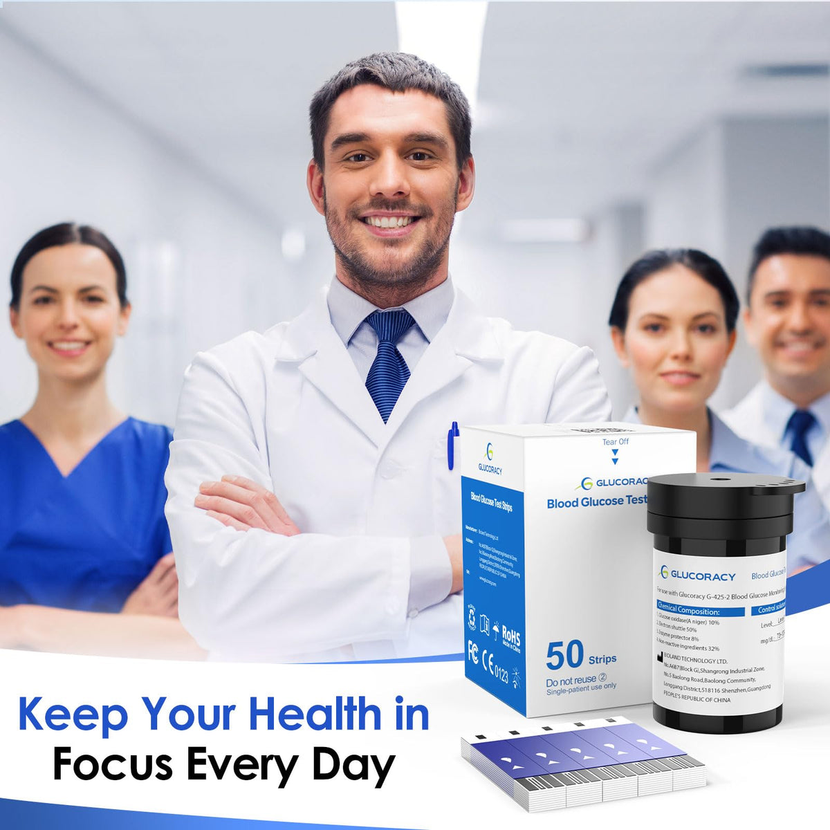 Glucose Test Strips 50 Ct A3066