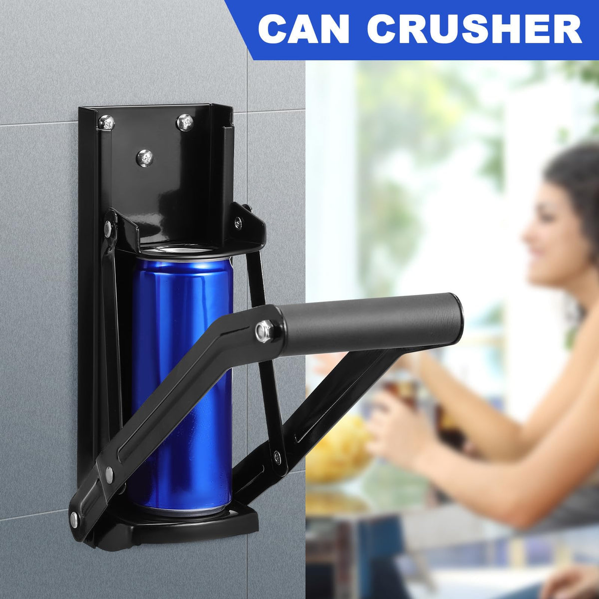 Wall Mounted Stainless Steel Can Crusher Y7189