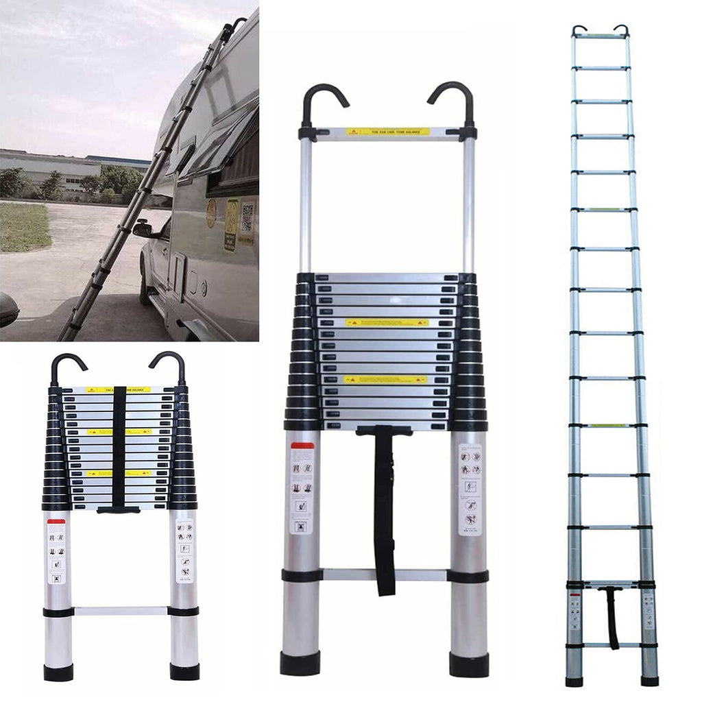 Aluminum Telescoping Extension Ladder 330 Lb Capacity A918