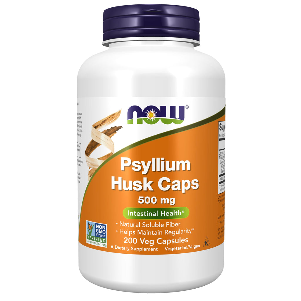 Psyllium Husk Caps 500mg 200 Veg Caps Z737